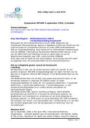 Symposiumsamenvatting - Nederlands Platform voor Waterrecreatie