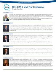 Speaker Profiles - California Association of Sanitation Agencies