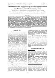 Strain differentiation of Mycobacterium tuberculosis complex ...