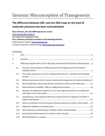 The difference between GM- and non-GM-crops on the level of ...