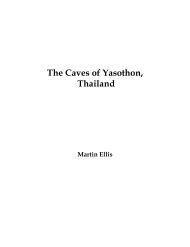 The Caves of Yasothon, Thailand - Caves & Caving in Thailand