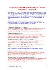 (FAQ) on Carbon Monoxide (CO) Devices - City of Daly City