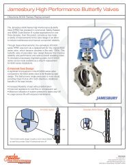 Jamesbury High Performance Butterfly Valves - Enertech