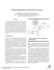 Ethernet topology discovery without network assistance ... - ICNP