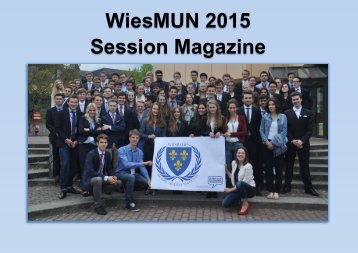 WiesMUN 2015 Session Magazine
