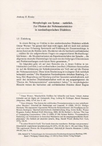 Zeitschrift fÃ¼r Dialektologie und Linguistik, Heft 76
