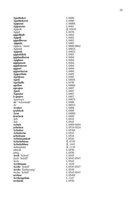 des Bayerischen WÃ¶rterbuchs von Heft 1 bis Heft 18