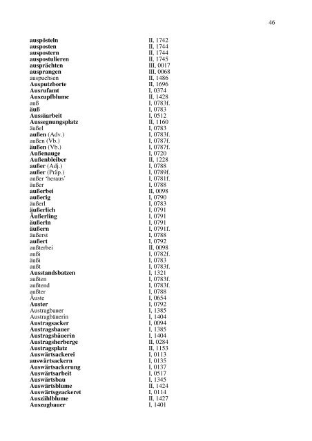 des Bayerischen WÃ¶rterbuchs von Heft 1 bis Heft 18