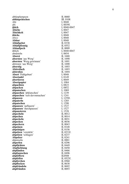 des Bayerischen WÃ¶rterbuchs von Heft 1 bis Heft 18