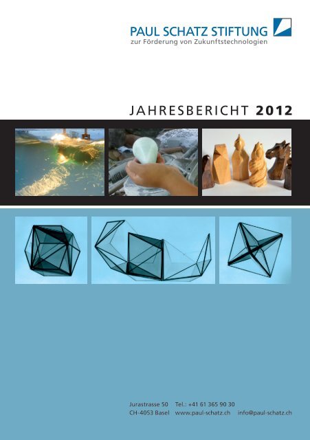 JAHRESBERICHT 2012 - Paul Schatz Stiftung