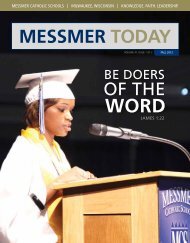 MESSMER TODAY - Messmer Catholic Schools