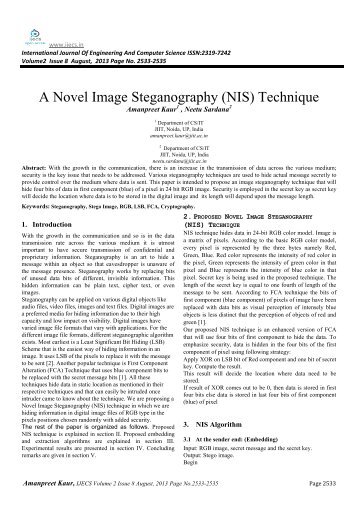review on video steganography technique Different techniques of image and video steganography: a review abhinav thakur1, harbinder singh2, shikha sharda3 1,2electronics and communication department ,baddi university 3electronics and communication department, uiet panjab university. review on video steganography technique Different techniques of image and video steganography: a review abhinav thakur1, harbinder singh2, shikha sharda3 1,2electronics and communication department ,baddi university 3electronics and communication department, uiet panjab university.