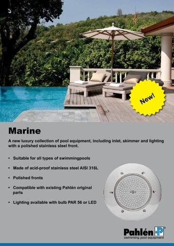 Download pool equipment Marine - Pahlen