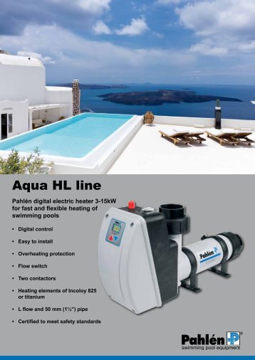 Heater Aqua HL 3-15kW - Pahlen