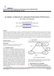 An Adaptive Architecture for Autonomic Orchestration of Web ... - Ijecs