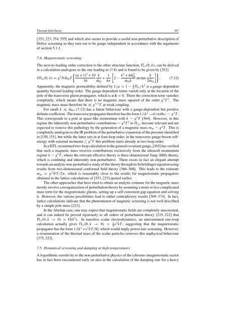 Advances in perturbative thermal field theory - Ultra-relativistic ...