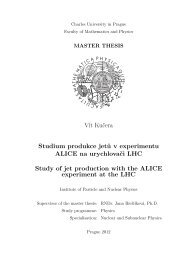 Master thesis - Ultra-relativistic Heavy Ion Group