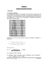 chapter 6 : example of calculation procedure