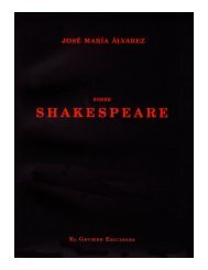 sobre Shakespeare - JosÃ© MarÃ­a Ãlvarez