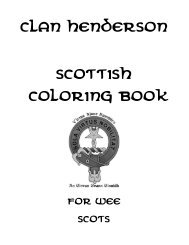 Scottish Coloring Book-Kids - Clan Henderson Society
