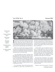 Flower of Scotland - Clan Henderson Society