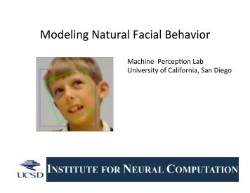 Methods for facial expression analysis: ELAN, CERT and FACS