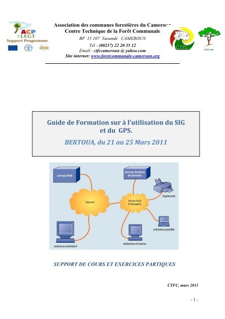 guide de formation des cfc et ama c nagistes du ctfc en sig et gps