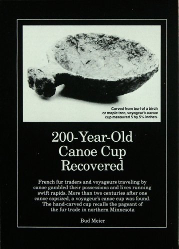 9 200-Year-Old Canoe Cup Recovered - webapps8