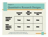 Quantitative Research Designs