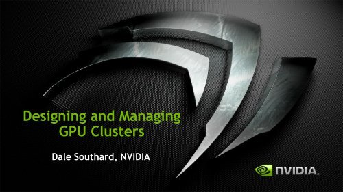 Designing and Managing GPU Clusters