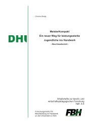 MeisterKompakt - Forschungsinstitut für Berufsbildung im Handwerk ...