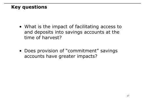 Commitments to Save - Innovations for Poverty Action