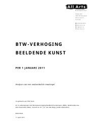 BTW-VERHOGING BEELDENDE KUNST - All Arts Belastingadviseurs