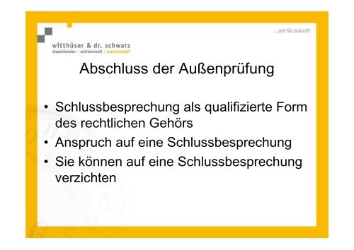 Vortrag: Wenn das Finanzamt klingelt - Witthueser-schwarz