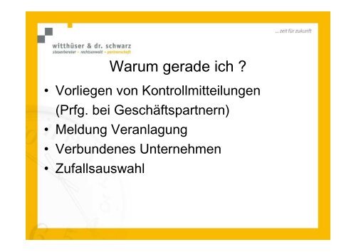 Vortrag: Wenn das Finanzamt klingelt - Witthueser-schwarz