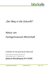 Leitfaden für die gymnasiale Oberstufe - bbs1celle