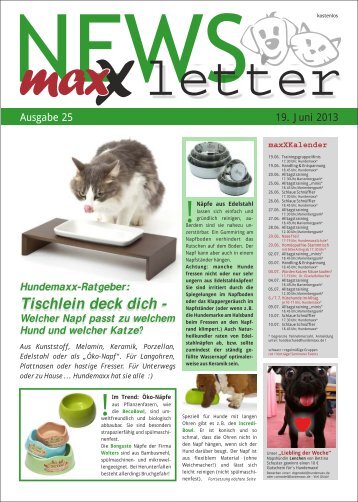 Tischlein deck dich - - Hundemaxx