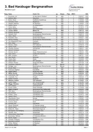 3. Bad Harzbuger Bergmarathon - TSG Bad Harzburg