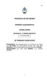 Nº 7 - Legislatura de Río Negro