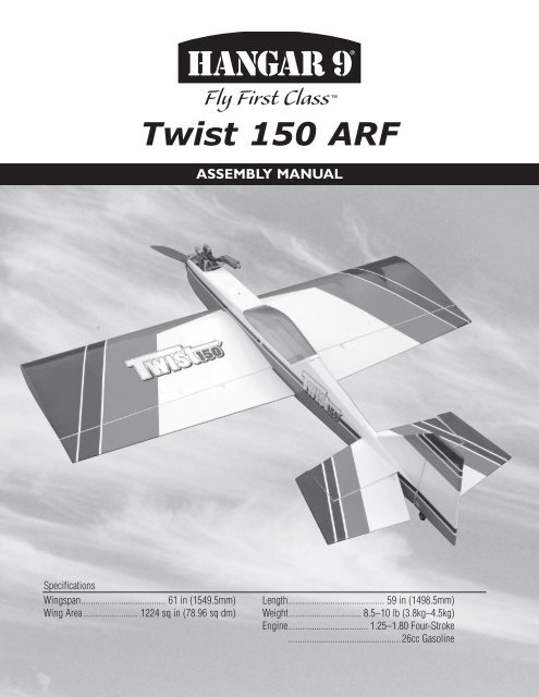 Hangar 9 twist on sale
