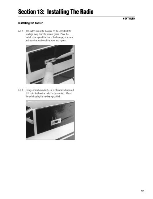 instruction manual - Hangar 9