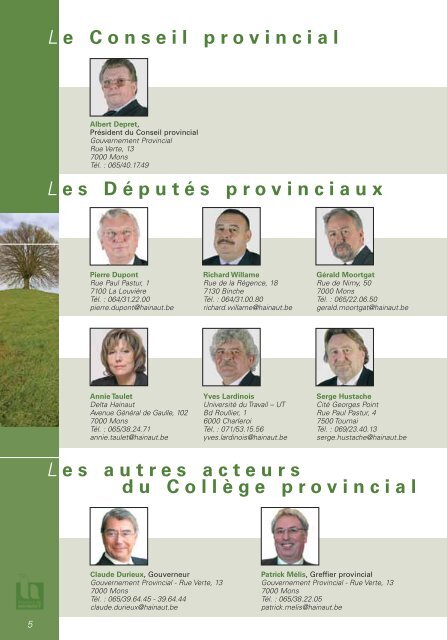 La Province de Hainaut proche de vous !