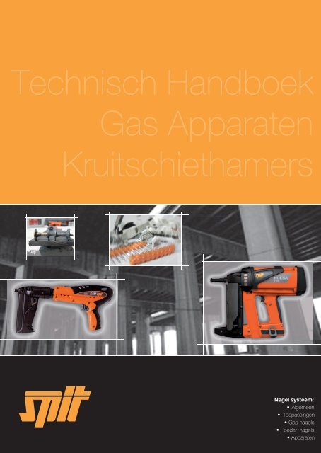 Technische handboek geschoten montage - Spit Paslode