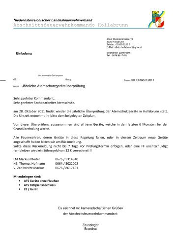 Abschnittsfeuerwehrkommando Hollabrunn - AFK Hollabrunn