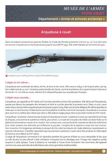 Arquebuse A Rouet Vers 15 Musee De L Armee Arquebuse A Rouet Vers 15 Musee De L Armee