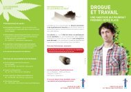 Sensibilisation Â«Drogue et travail - STM