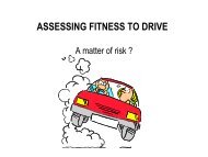 ASSESSING FITNESS TO DRIVE