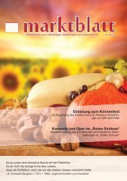 Marktblatt 03 / 2014