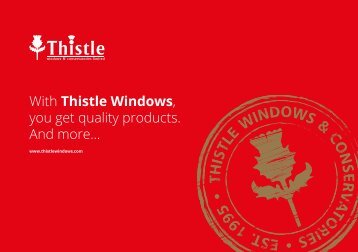 Thistle Windows and Conservatories Aberdeen Main Brochure