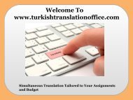 Simultaneous Translation Services